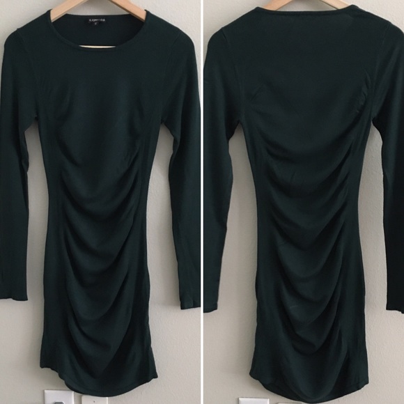 Express Dresses & Skirts - Express long sleeve dress — green Express Dresses & Skirts - Express long sleeve dress — green